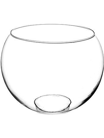 Vase boule grand format en verre