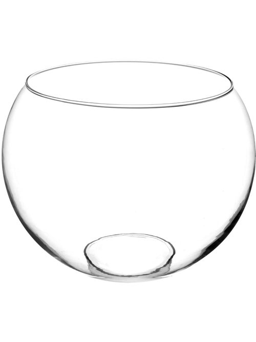 Vase boule grand format en verre - Kiabi