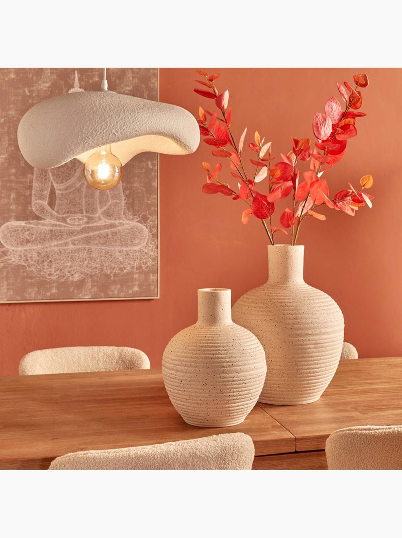 Vase boule grand format TED Blanc - Kiabi