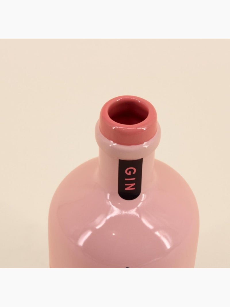 Vase bouteille de gin rose 21cm Rose - Kiabi