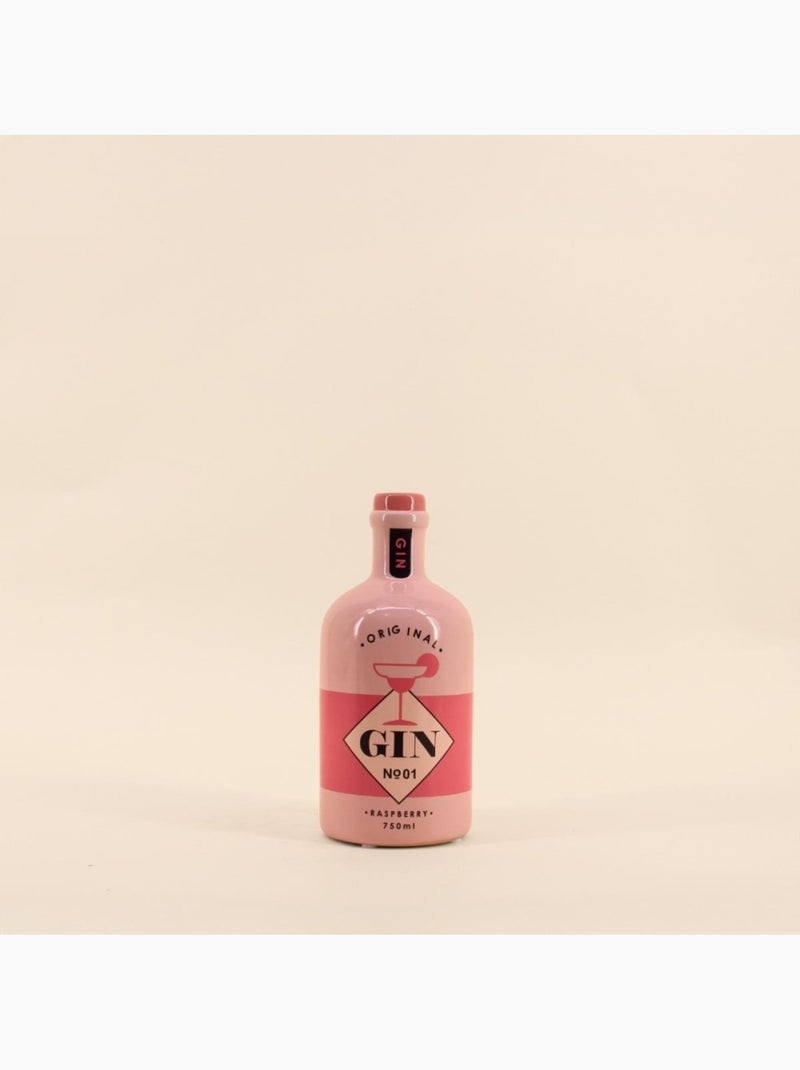 Vase bouteille de gin rose 21cm Rose - Kiabi