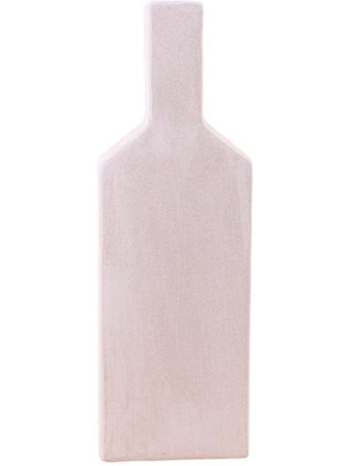 Vase bouteille géométrique en grès 48cm - Kiabi