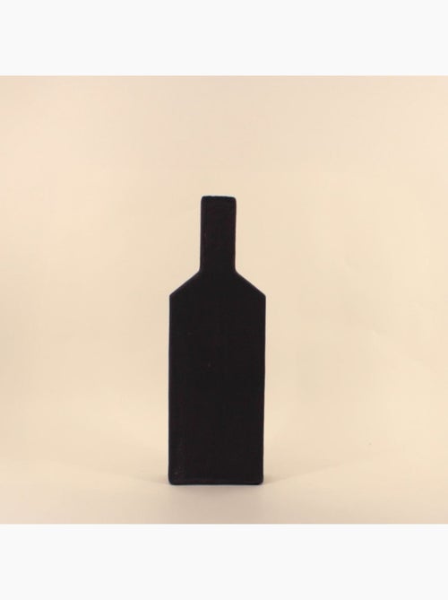 Vase bouteille géométrique en grès 48cm - Kiabi