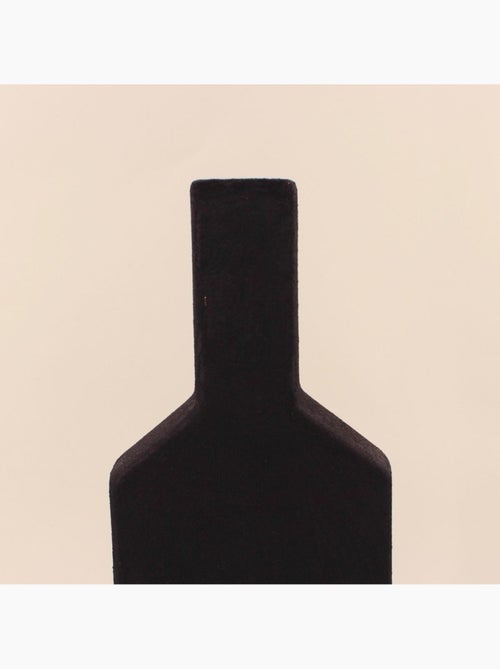 Vase bouteille géométrique en grès 48cm - Kiabi