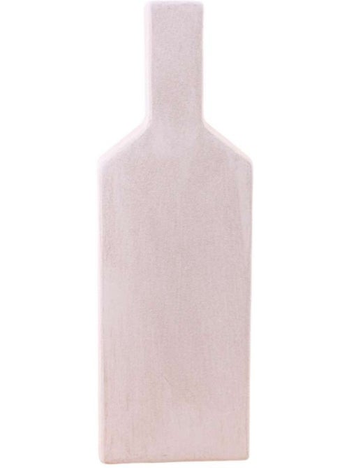 Vase bouteille géométrique en grès, H48cm - Kiabi