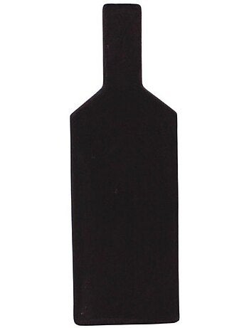 Vase bouteille géométrique en grès, H48cm