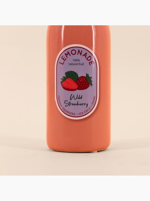 Vase bouteille limonade rose 24cm - Kiabi