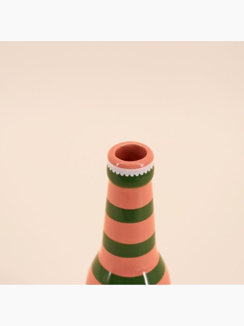 Vase bouteille limonade rose et vert, H24cm Rose - Kiabi