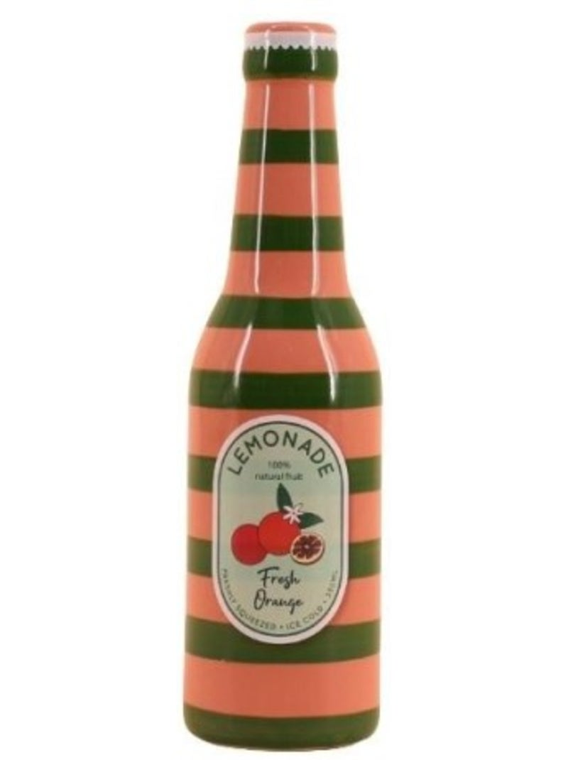 Vase bouteille limonade rose et vert, H24cm Rose - Kiabi