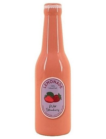 Vase bouteille limonade rose, H24cm