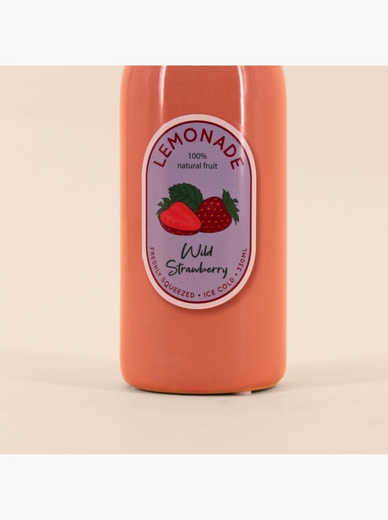 Vase bouteille limonade rose, H24cm Rose - Kiabi