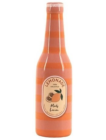 Vase bouteille limonade rose / orange 24cm