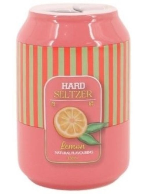 Vase canette limonade parme et jaune, H11cm - Kiabi