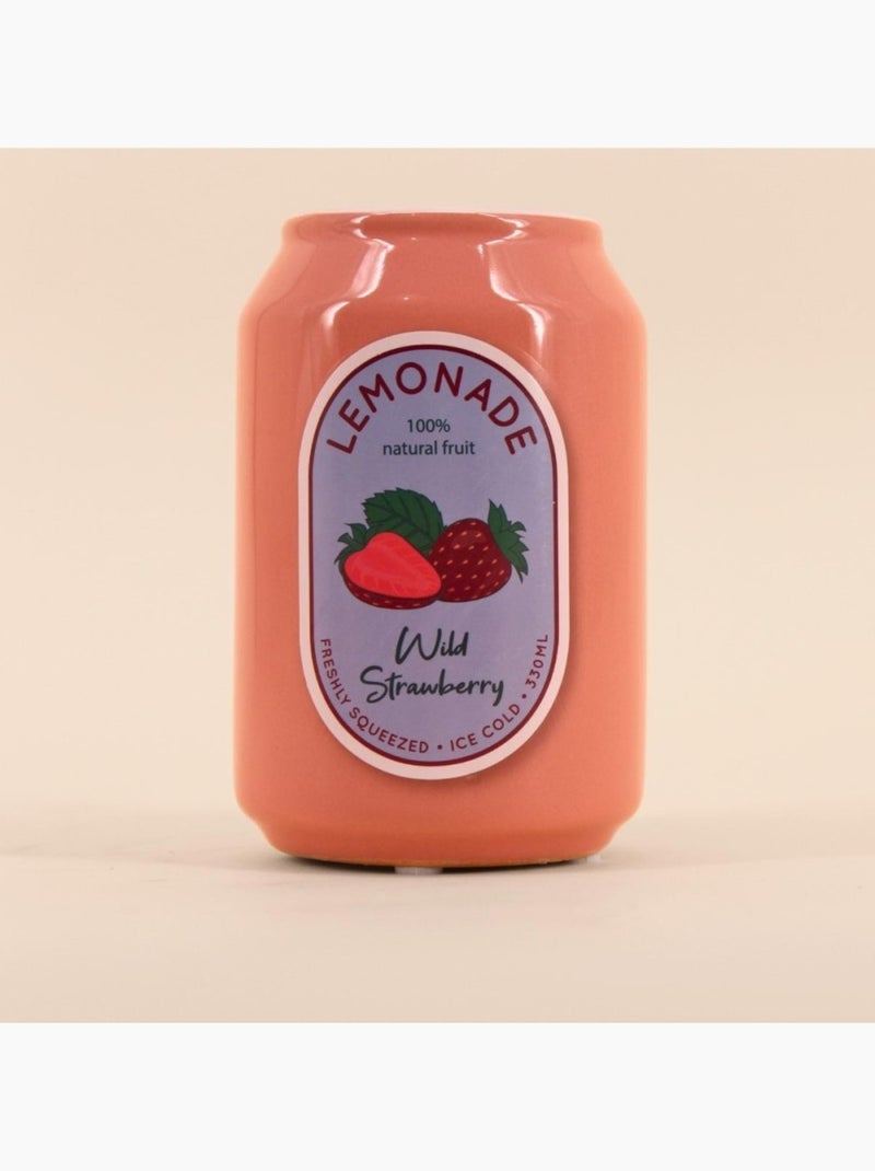 Vase canette limonade rose, H11cm Rose - Kiabi