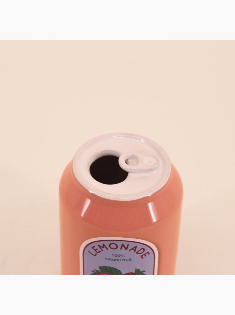 Vase canette limonade rose, H11cm Rose - Kiabi