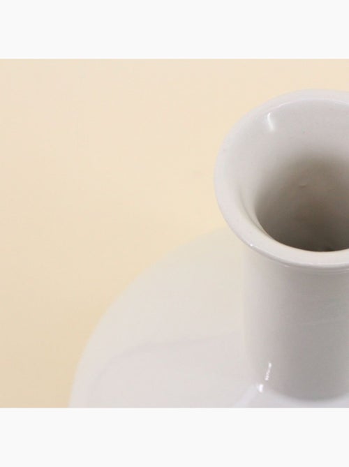 Vase céramique anse torsadée 24cm - Kiabi