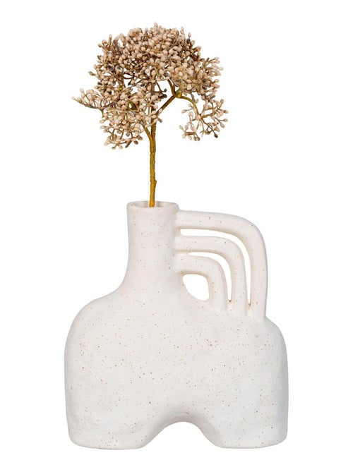 Vase céramique beige 185 x 8 x 195 cm - House Nordic - Kiabi