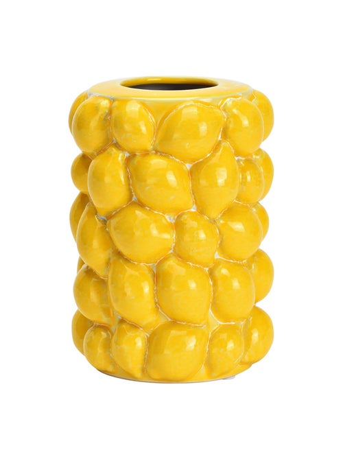 Vase citron en céramique - Kiabi