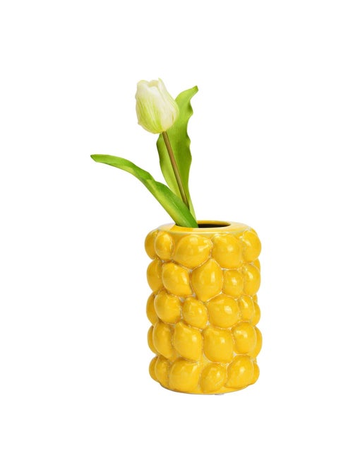 Vase citron en céramique - Kiabi