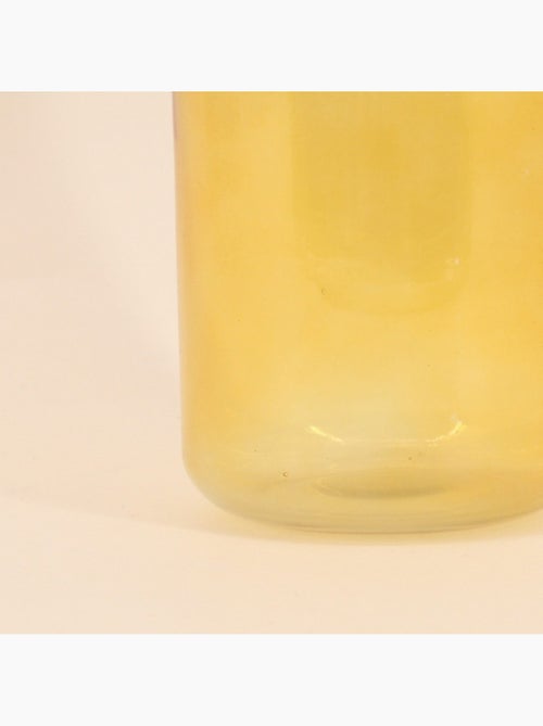 Vase coloré jaune et rose 20cm - Kiabi