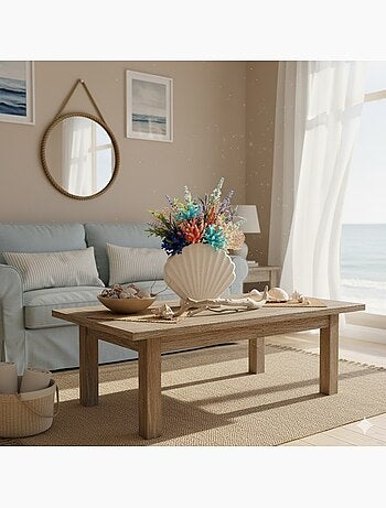 Vase coquillage sablé