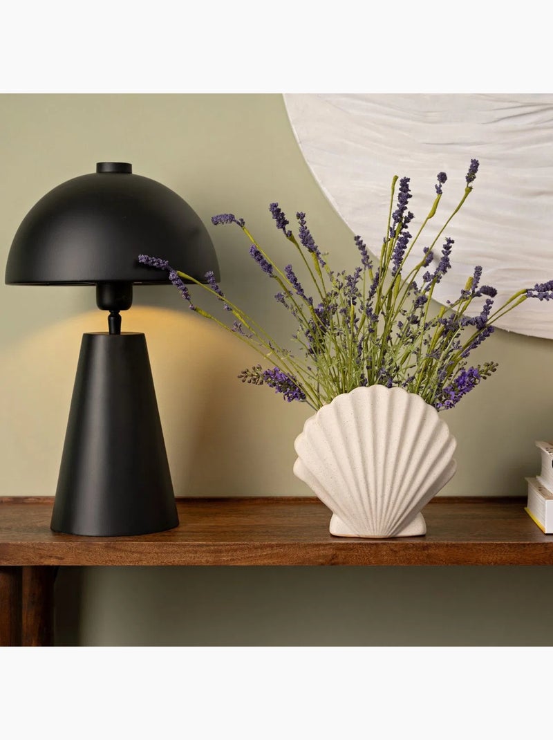 Vase coquillage sablé Blanc - Kiabi