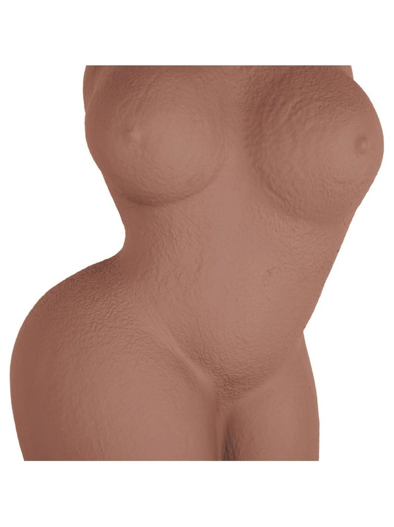 Vase corps de femme en poly résine LADY Orange - Kiabi