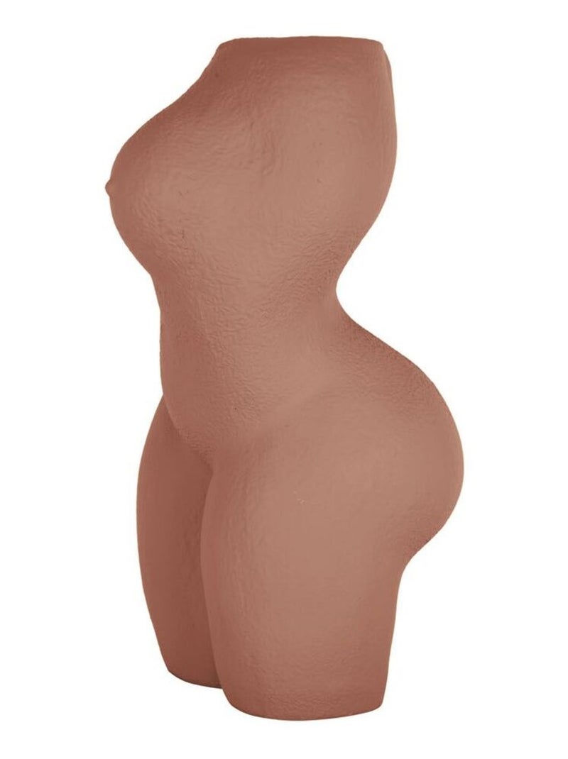 Vase corps de femme en poly résine LADY Orange - Kiabi