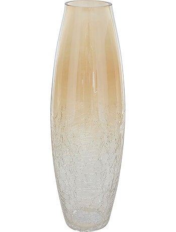 Vase craquelé dégradé en verre ALEXIS