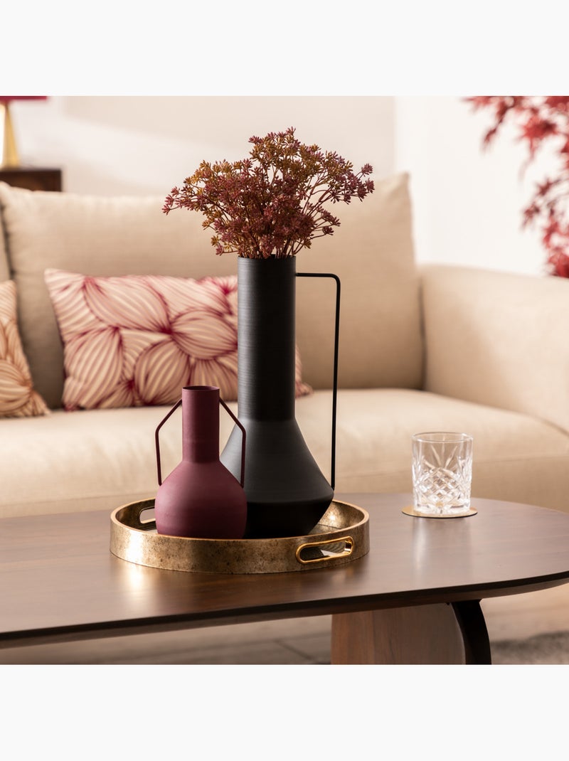 Vase cruche en métal SYLVAIN Noir - Kiabi