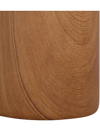 Vase cylindre en céramique effet bois SAO