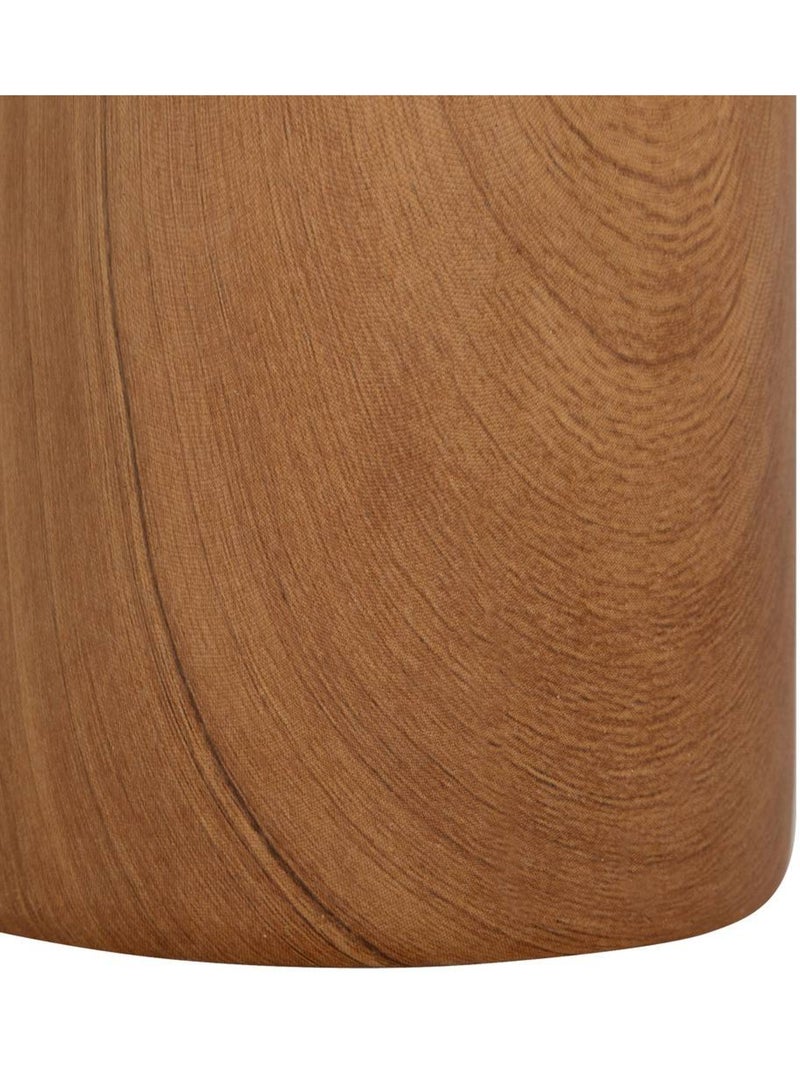 Vase cylindre en céramique effet bois SAO Marron - Kiabi
