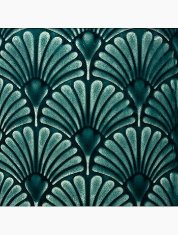 Vase cylindre en dolomite à motifs art déco FEEL