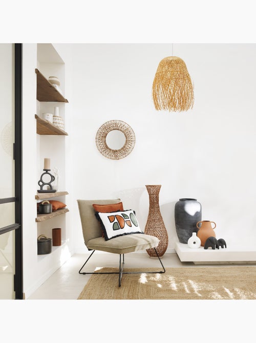 Vase cylindre en dolomite émaillée AVI - Kiabi