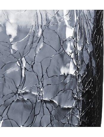 Vase cylindre en verre effet craquelé ATMOSPHERA