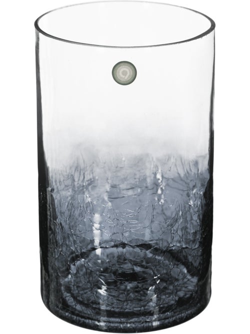 Vase cylindre en verre effet craquelé ATMOSPHERA - Kiabi