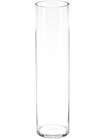 Vase cylindre extra haut en verre