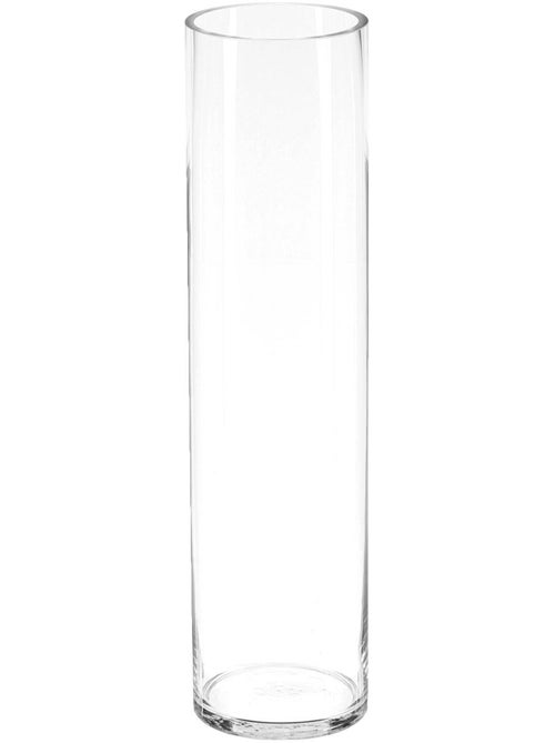 Vase cylindre extra haut en verre - Kiabi