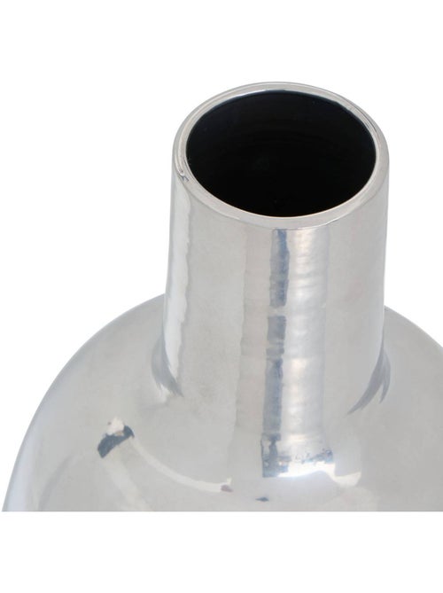 Vase cylindre haut en acier brillant RESO - Kiabi