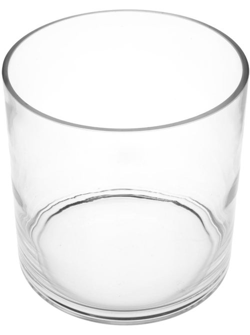 Vase cylindre large en verre - Kiabi