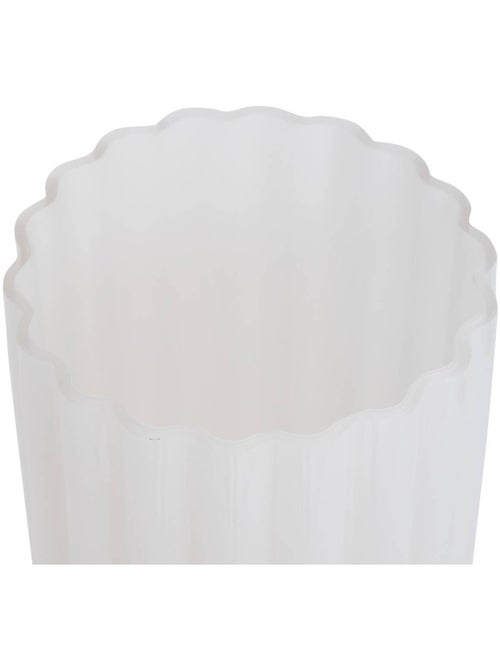 Vase cylindre strié en verre FLDR - Kiabi