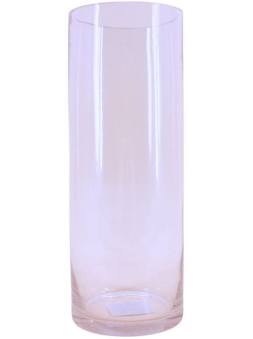 Vase cylindrique en verre transparent 15x40cm - Kiabi
