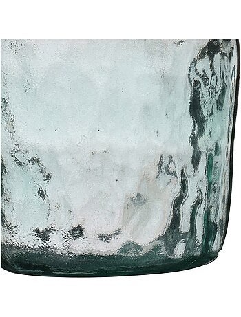 Vase dame Jeanne 10L verre recyclé D24.5 H40