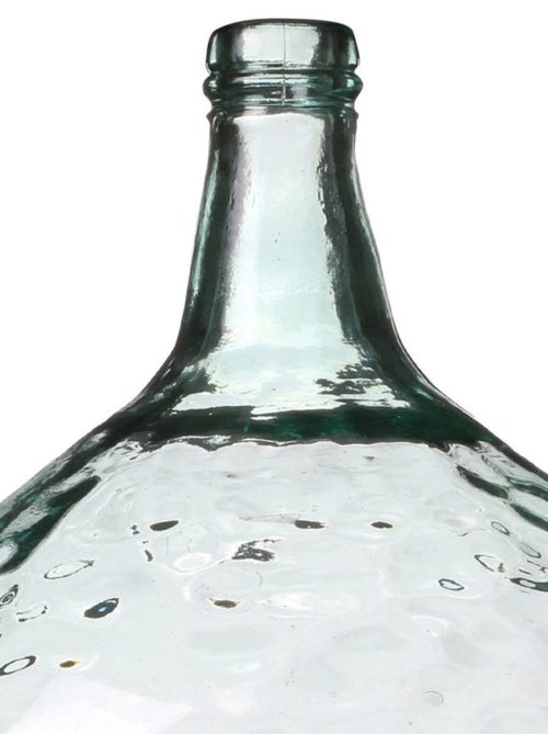 Vase dame Jeanne 16L verre recyclé D29 H42 - Kiabi