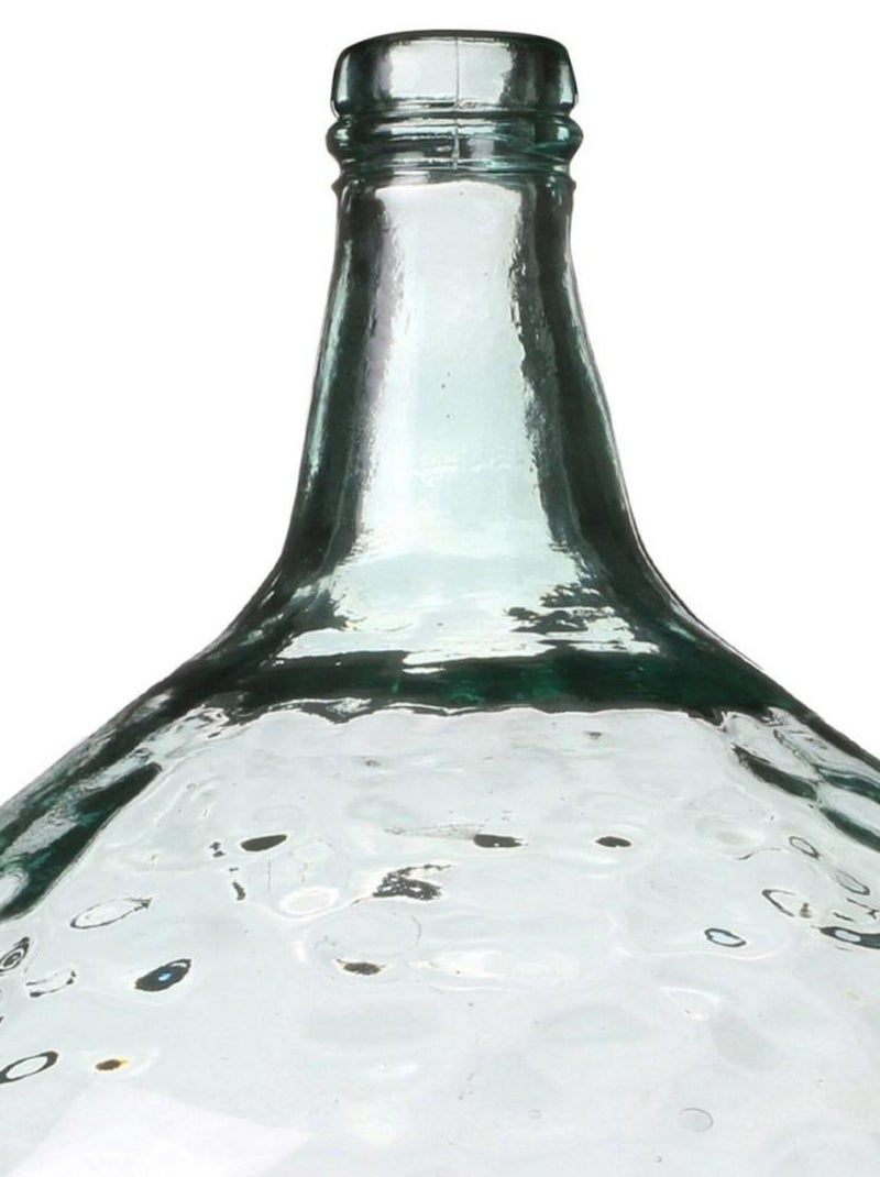 Vase dame Jeanne 16L verre recyclé D29 H42 Transparent - Kiabi