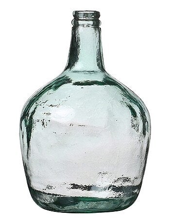 Vase dame Jeanne 4L verre recyclé D19 H31