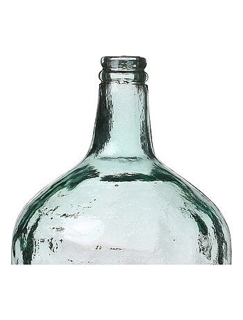 Vase dame Jeanne 4L verre recyclé D19 H31
