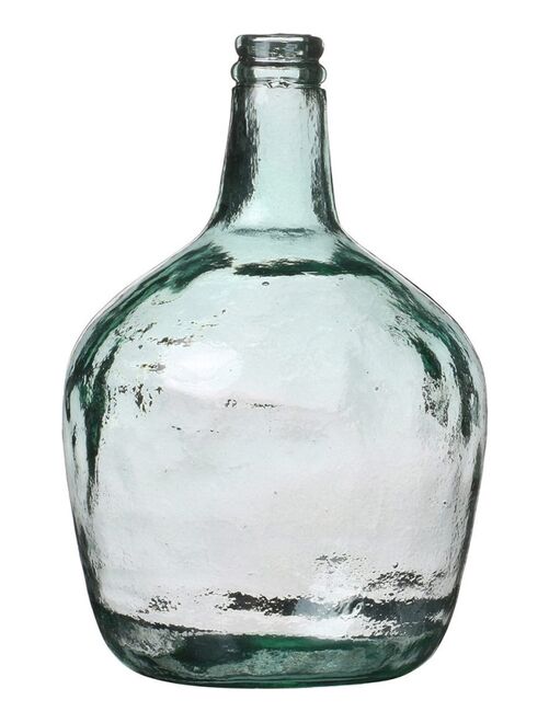Vase dame Jeanne 4L verre recyclé D19 H31 - Kiabi