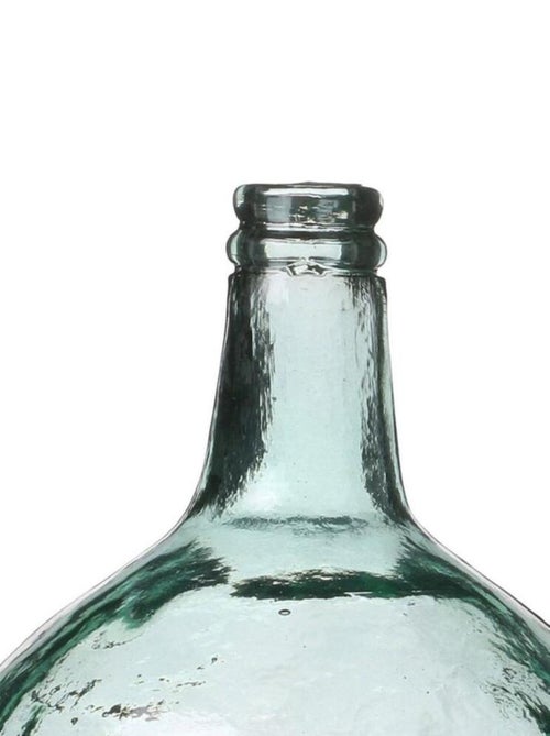Vase dame Jeanne 4L verre recyclé D19 H31 - Kiabi