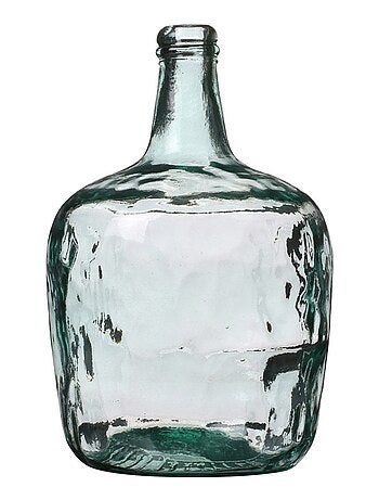 Vase dame Jeanne 8L verre recyclé D21 H36.5